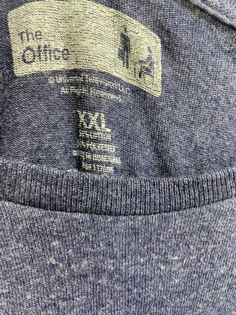 XXL The Office Mens Tshirt Schrute Farms Scranton Pennsylvania Blue