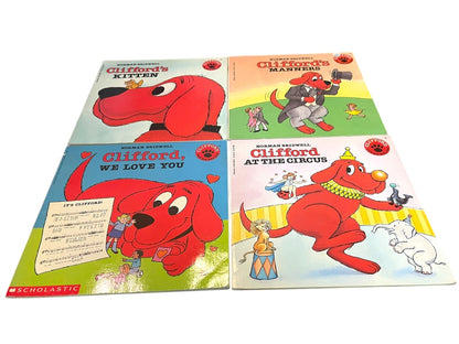 Lot of 8 Clifford Norman Bridwell Paperback Books The Big Red Dog