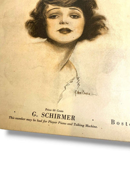 1920 Please Ballad Fox-Trot Sheet Music Callahan Roberts G. Schirmer