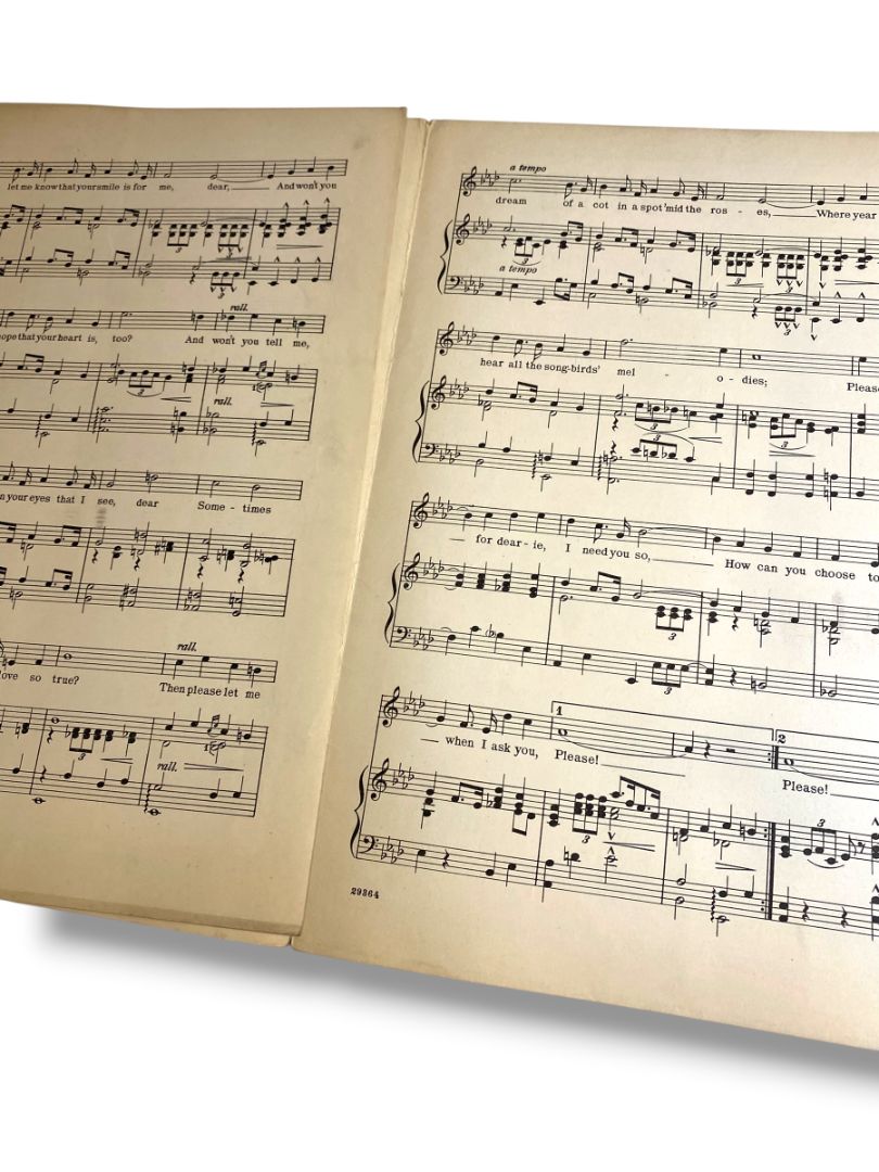 1920 Please Ballad Fox-Trot Sheet Music Callahan Roberts G. Schirmer