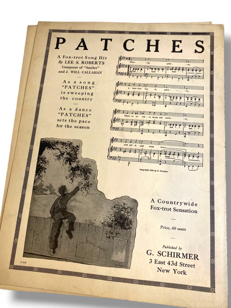 1920 Please Ballad Fox-Trot Sheet Music Callahan Roberts G. Schirmer
