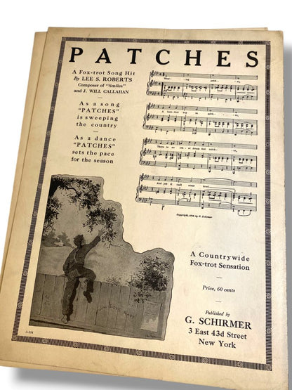 1920 Please Ballad Fox-Trot Sheet Music Callahan Roberts G. Schirmer