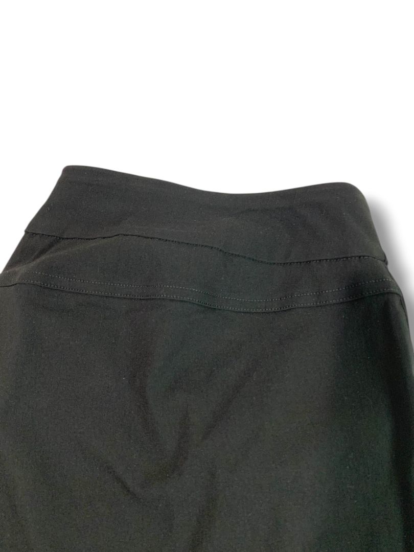 Size 22W Coldwater Creek Womens Plus Size Pull On Black Pants Stretch Crop