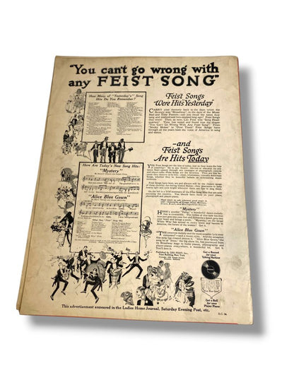 1919 To Be Worthy (To Love You)  Sheet Music Irene A Musical Comedy Leo Feist