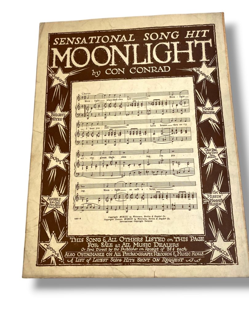 1921 How Many Times Sheet Music Turk and Robinson Series Waterson Berlin & Snyder