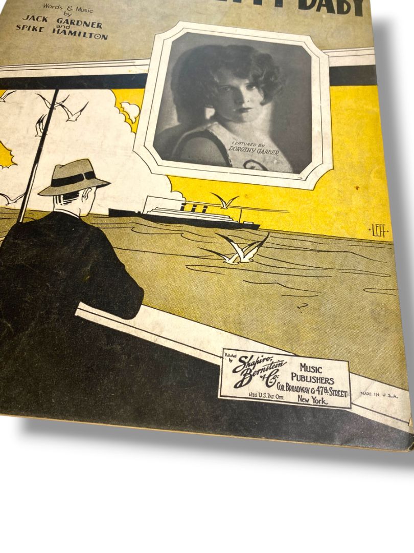 1927 Bye-Bye, Pretty Baby Sheet Music Gardner Hamilton Shapiro Bernstein & Co
