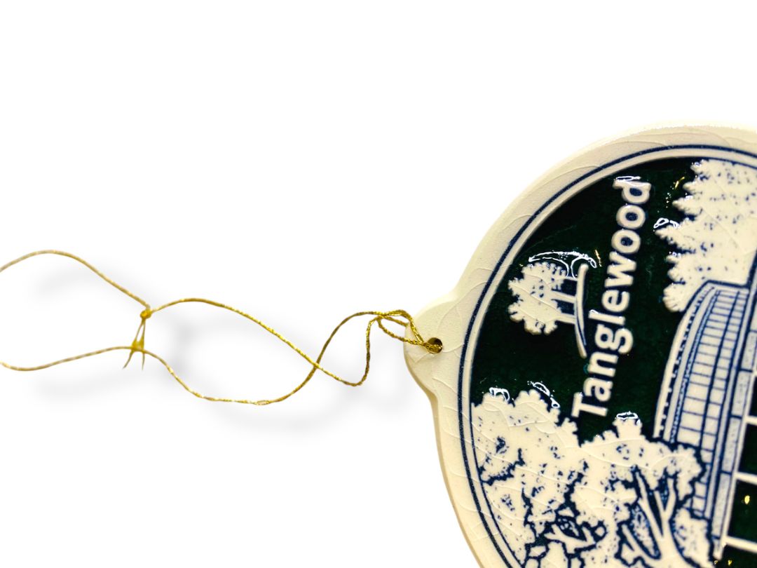 Vintage Tanglewood Ceramic Ornament 3" Lenox MA