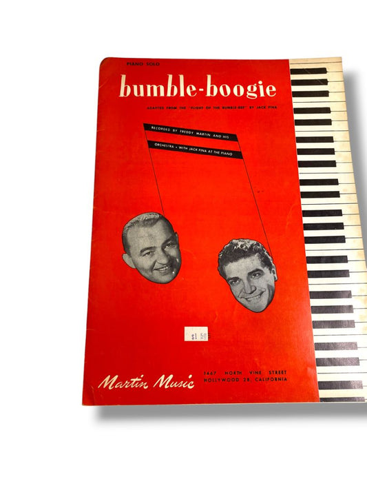 1946 Bumble-Book Sheet Music Flight of the Bumble-Bee Jack Fina Martin Music
