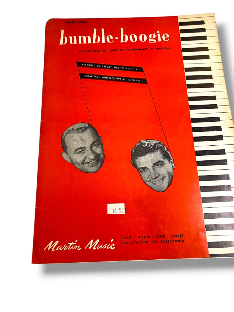 1946 Bumble-Book Sheet Music Flight of the Bumble-Bee Jack Fina Martin Music