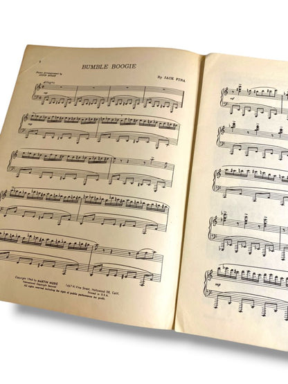 1946 Bumble-Book Sheet Music Flight of the Bumble-Bee Jack Fina Martin Music