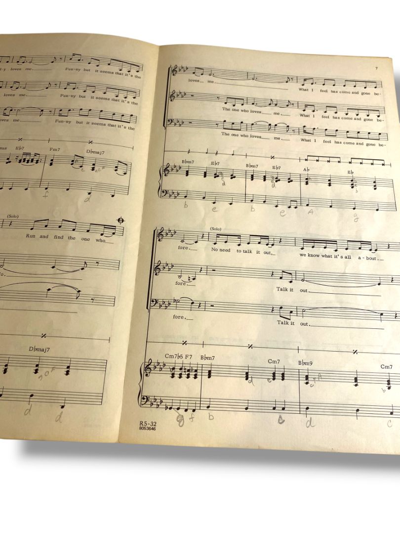 1970 Rainy Days and Mondays Hal Leonard Sheet Music Swing Choir Series R5-32