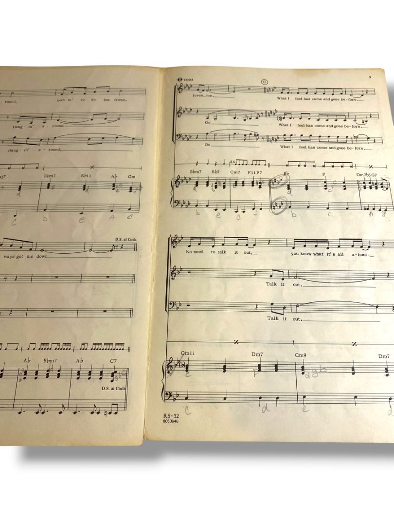 1970 Rainy Days and Mondays Hal Leonard Sheet Music Swing Choir Series R5-32