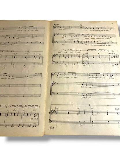 1970 Rainy Days and Mondays Hal Leonard Sheet Music Swing Choir Series R5-32