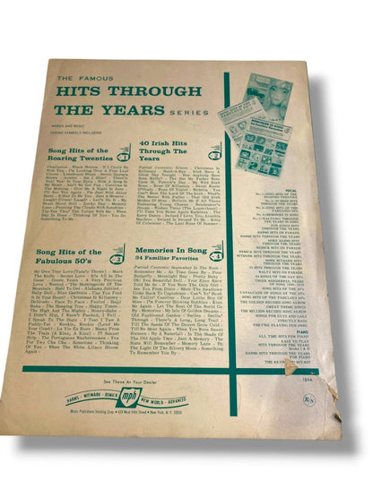 1959 Theme from A Summer Place Sheet Music Discanto Steiner M. Whitmark & Sons