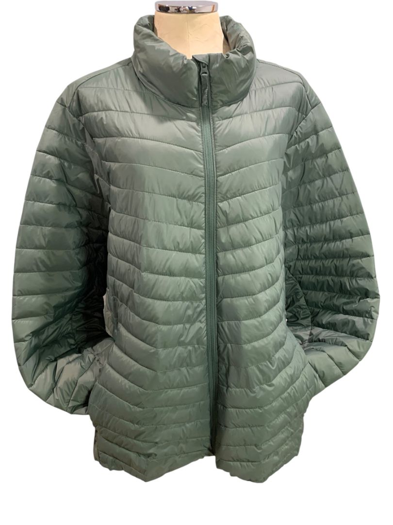 Size 4X Old Navy Womens Coat Jacket Forest Green Lightweight Puffer