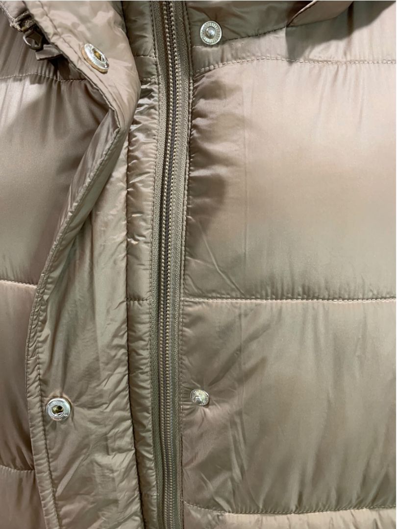 Size 3X Susan Graver Weekend Brown Winter Puffer Vest Detachable Hood Womens