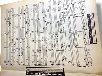 1961 Moon River Sheet Music Breakfast at Tiffanys Mercer Mancini Famous Music Corp