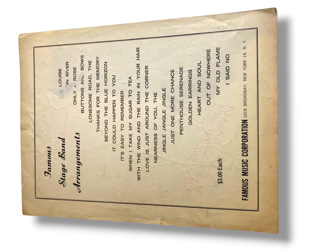 1961 Moon River Sheet Music Breakfast at Tiffanys Mercer Mancini Famous Music Corp