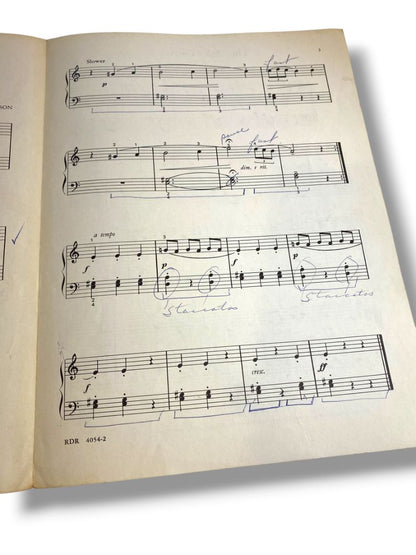 1958 Spanish Dancers by Scott Watson Sheet Music for Piano (Early Grade)