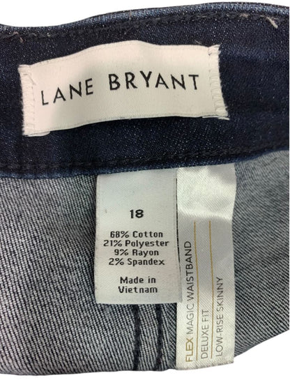 Size 18 Lane Bryant Womens Low-Rise Skinny Jeans Flex Magic Waistband