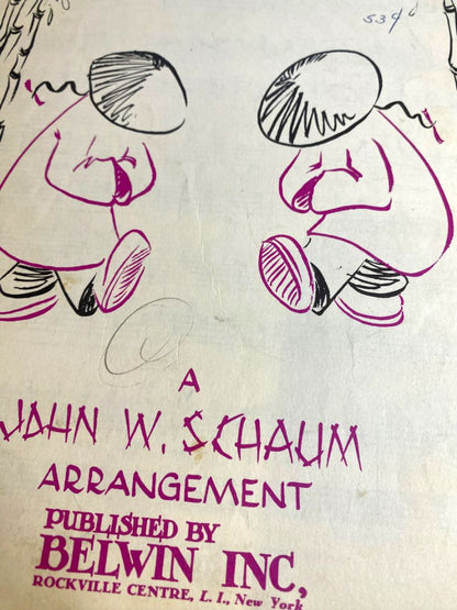 1950 Chinese Dance from the Nutcracker Suite Sheet Music Piano Solo Tchaikovsky