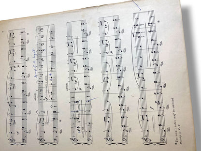 1928 Melody in F Rubenstein Sheet Music Volkwein Bros Inc