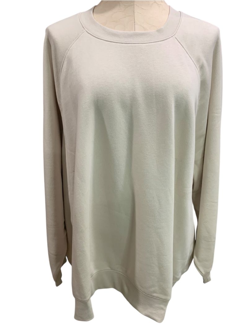 Size 4X Old Navy New Womens Tan Sweatshirt Long Sleeve Soft