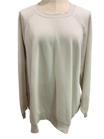 Size 4X Old Navy New Womens Tan Sweatshirt Long Sleeve Soft