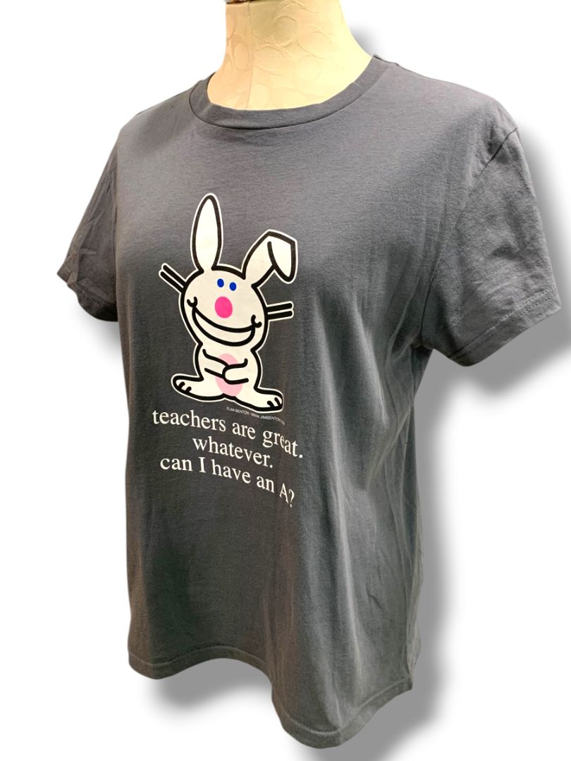 XXL Junior Womens Can I Have an A Bunny Tshirt Jim Benton