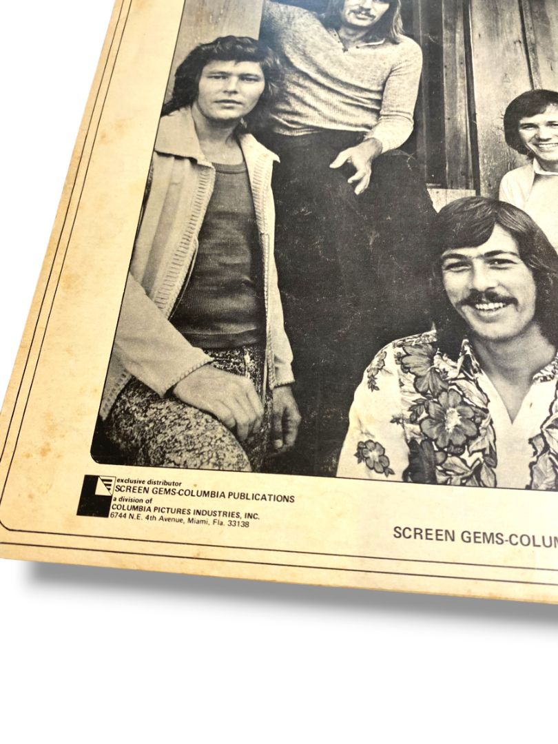 1972 Diary Sheet Music David Gates Bread Screen Gems-Columbia Music