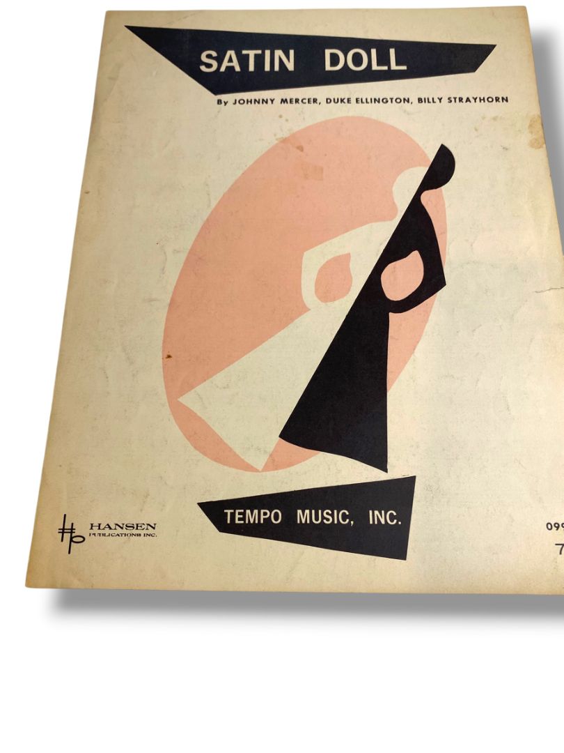 1964 Satin Doll Sheet Music Mercer Ellington Strayhorn Tempo Music Inc