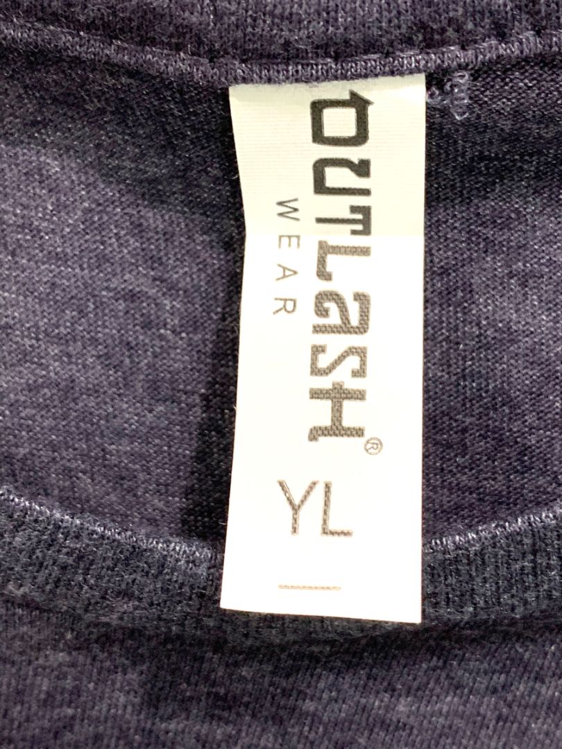 Large Youth Tshirt "I'm The Oldest I Make the Rules" Outlash Wear Charcoal