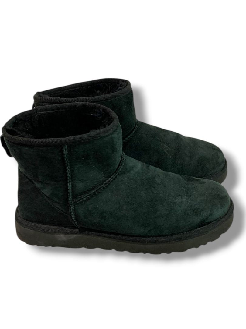 Size 10 Ugg Womens Black Mini II Classic Sheepskin Boot Black 1016222
