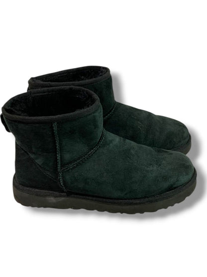 Size 10 Ugg Womens Black Mini II Classic Sheepskin Boot Black 1016222