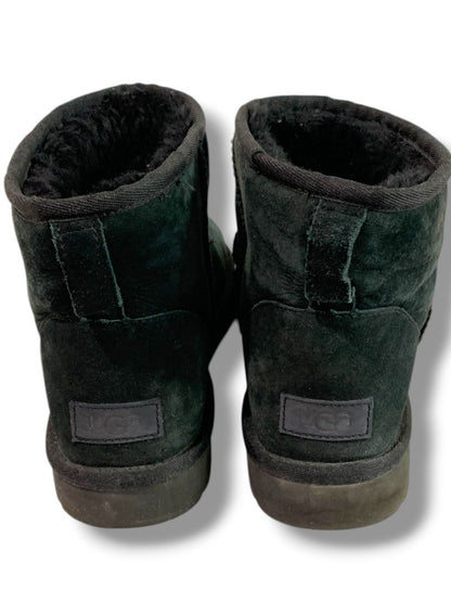 Size 10 Ugg Womens Black Mini II Classic Sheepskin Boot Black 1016222