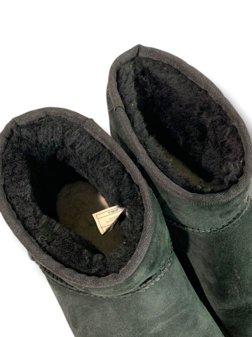 Size 10 Ugg Womens Black Mini II Classic Sheepskin Boot Black 1016222