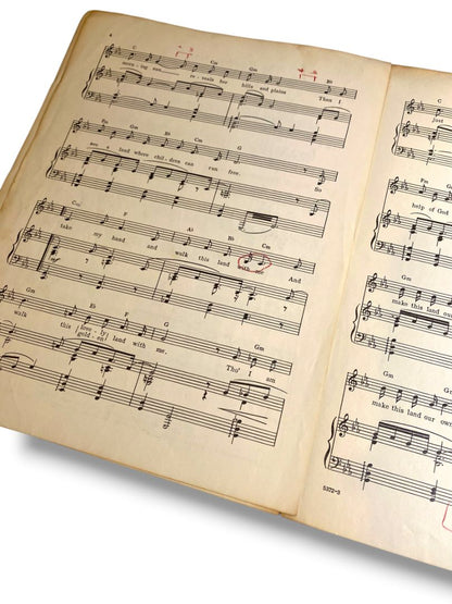 1961 The Exodus Song Sheet Music Ernest Gold Pat Boone Chappell & Co Inc