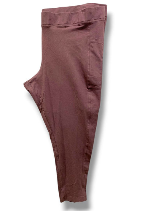 3X Old Navy New Womens Plus Size Legging Pockets Soft Knit Crop