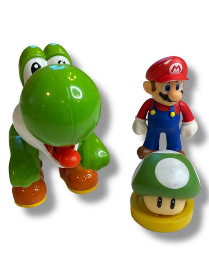 Jakks World of Nintendo Figurines Yoshi Super Mario Mushroom