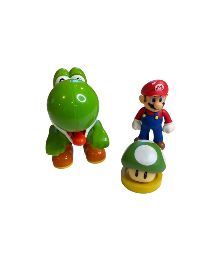 Jakks World of Nintendo Figurines Yoshi Super Mario Mushroom