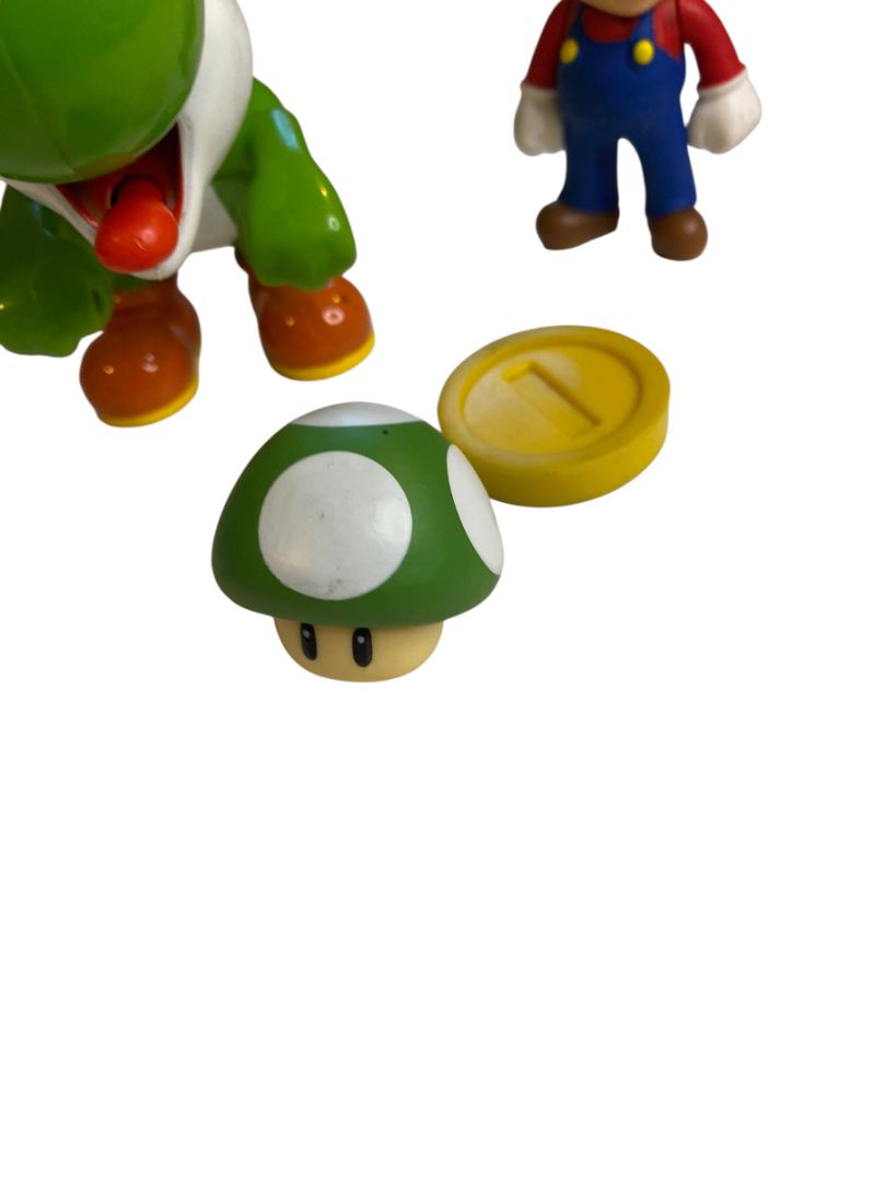 Jakks World of Nintendo Figurines Yoshi Super Mario Mushroom