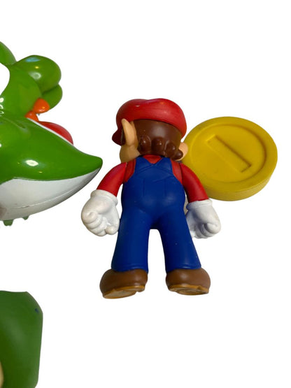 Jakks World of Nintendo Figurines Yoshi Super Mario Mushroom