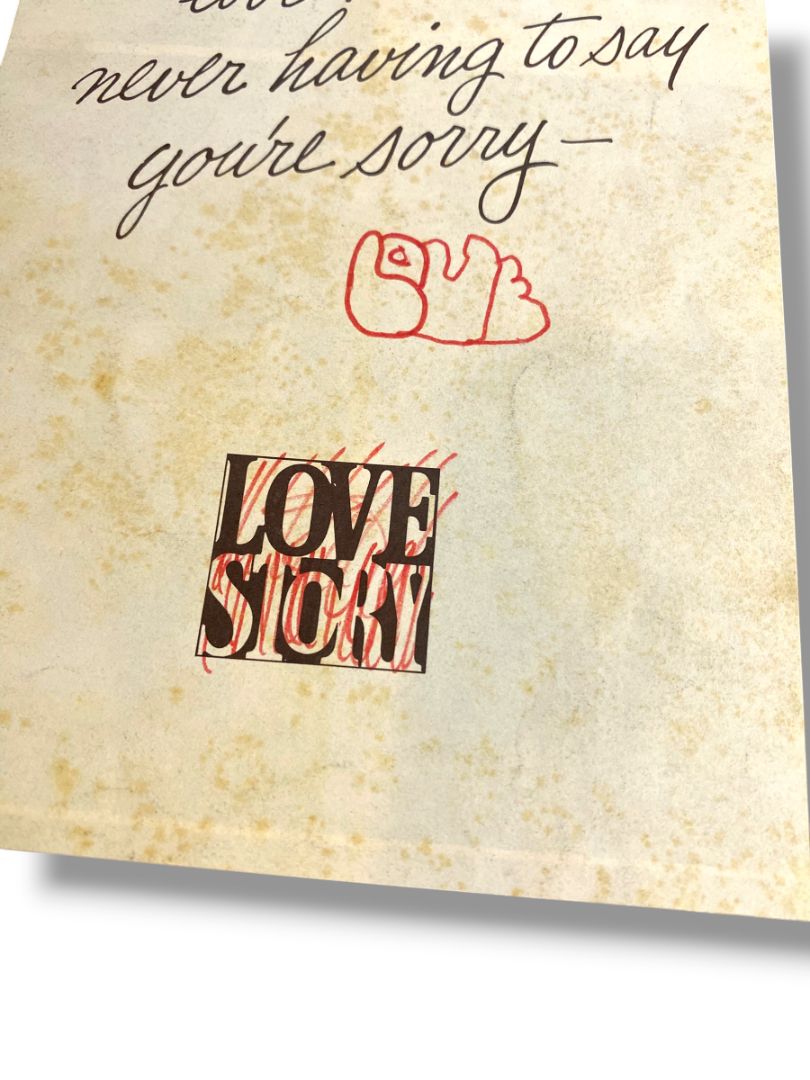 1971 Love Story Sheet Music Souvenir Book Album Paperback