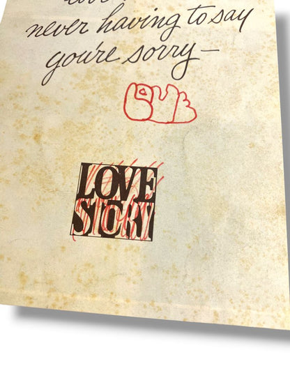 1971 Love Story Sheet Music Souvenir Book Album Paperback