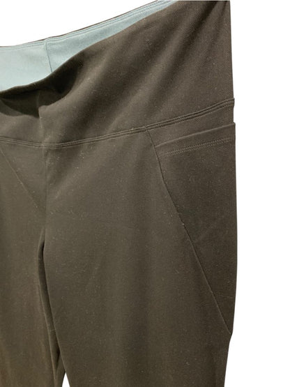 Size 2XP Women with Control Black Pull On Pants Pockets Straight Leg Petite