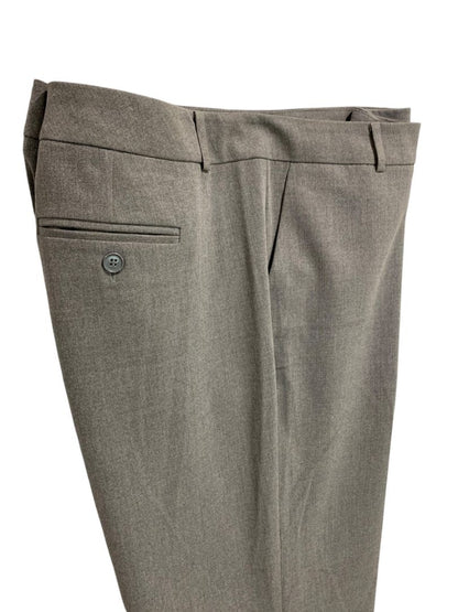 Size 18 New York & Co Womens Gray Dress Pants Cuffed Trousers