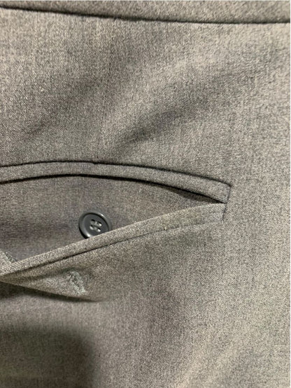 Size 18 New York & Co Womens Gray Dress Pants Cuffed Trousers