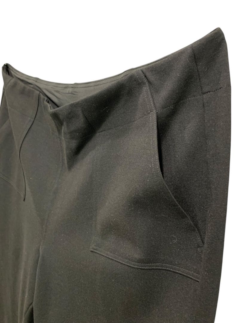 Size 22W Belle by Kim Gravel Womens Black Pants Pull On Stretch Pockets