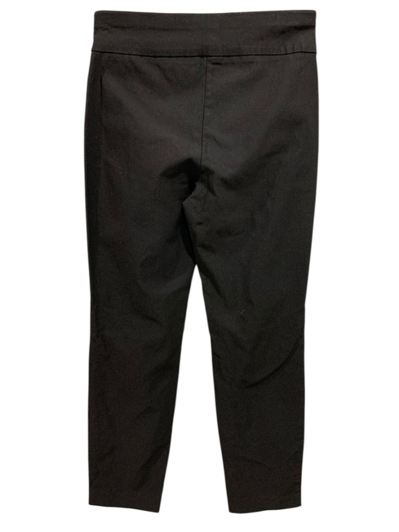 Size XS Premise Womens Pull On Black Dress Pants Tapered 27" Inseam
