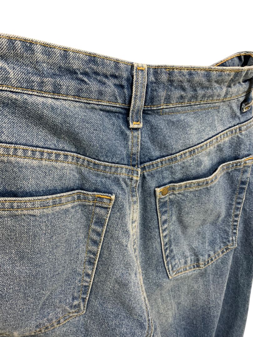 Size 0 H&M Womens 90s Baggy Jeans The Recycled Denim Collection 32" Inseam